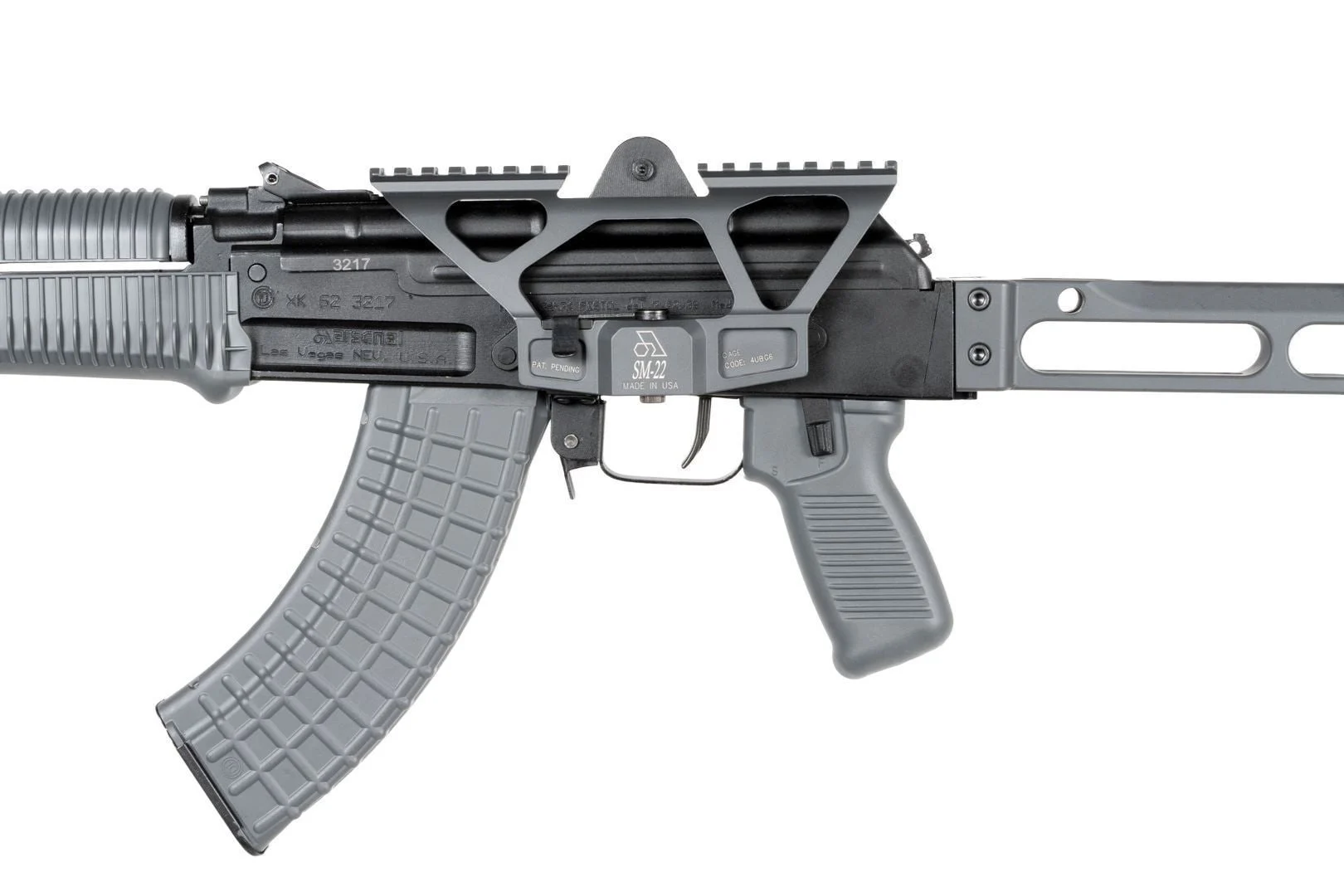 Arsenal Scope Mount AK47 SAM7K Series Gray Cerakote - Image 3