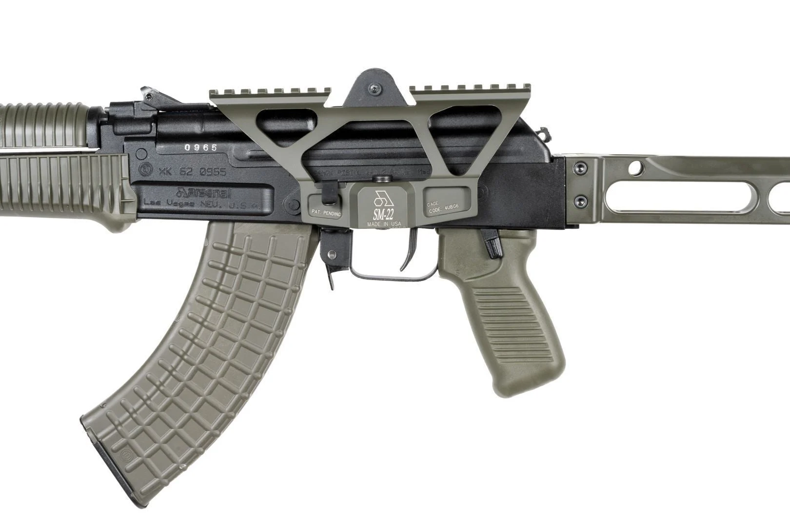 Arsenal Scope Mount AK47 SAM7K Series OD Green - Image 3