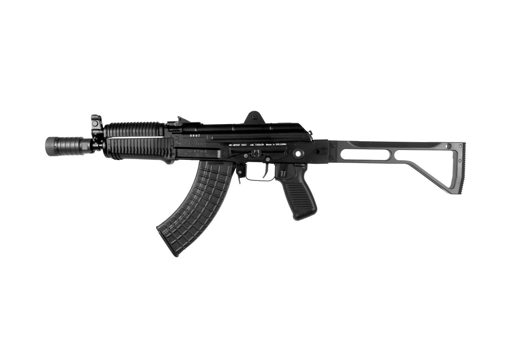 Arsenal Factory SBR AR-M14SF TACT 7.62x39mm Rifle Tactical Right-Side Folding Stock Black Flash Hider - Image 2
