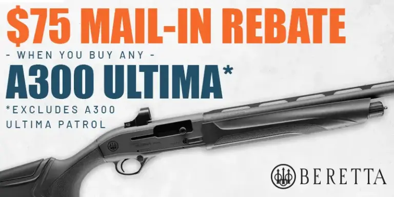 WTW Arms Beretta A300 Ultima Rebate