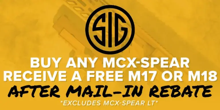 Sig MCX Spear Rebate