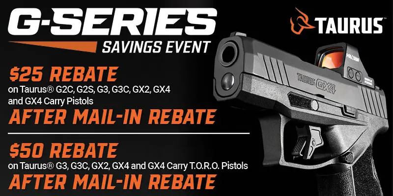 Taurus G Series Rebate WTW Arms Ct