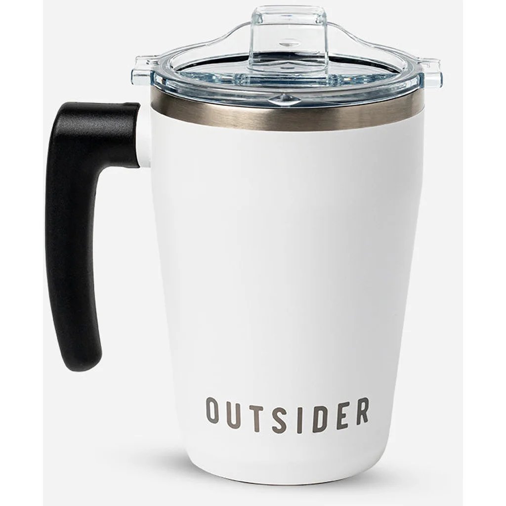 Outsider The AM Travel Mug White - Image 2