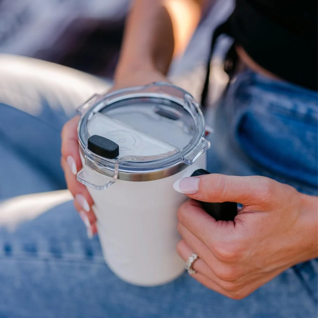 Outsider The AM Travel Mug White - Image 3