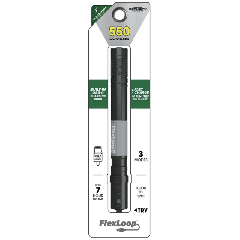 Police Security FlexLoop R Flashlight 550 Lumens - Image 3