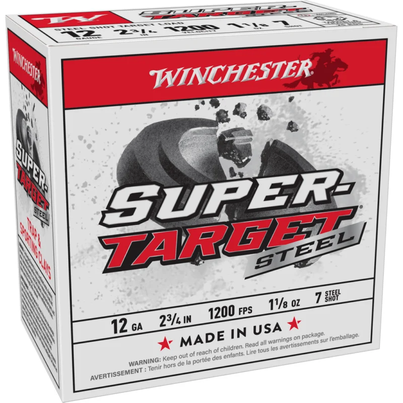 Winchester Super Target Steel Load 12 ga. 2 3/4 in. 1 1/8 oz. 7.5 Shot 25 rd. - Image 2