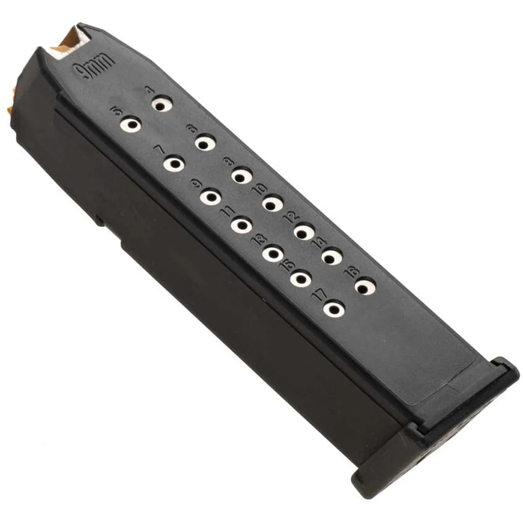 XTech Steel Reinforced Magazine 2 pk.17 rd. 9mm Glock 17 Black - Image 3