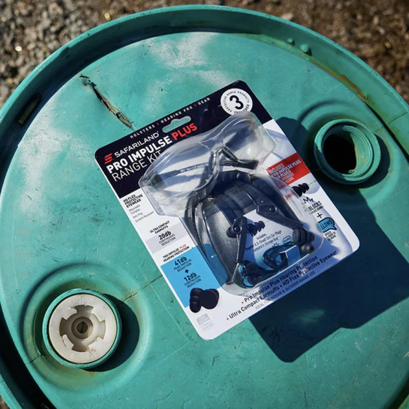 Safariland Pro Impulse Range Kit Eye Protection, Earmuffs, Impulse Plus In Ears - Image 2