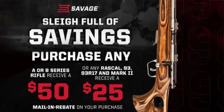 WTW Arms Savage Rebate