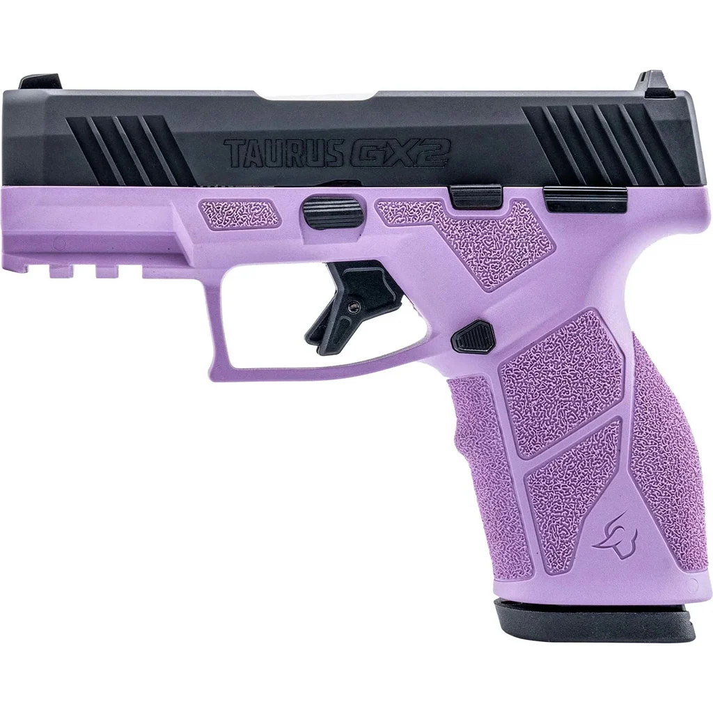 Taurus GX2 Pistol 9mm 3.38 in. Light Purple Frame/Black Slide 13 rd. - Image 2