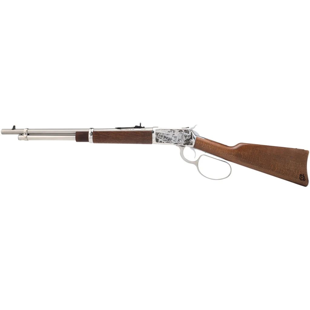 Heritage R92 American Revolution Rifle 45 Colt 18 in. Polished Stainless/Engraved 8 rd - Image 2
