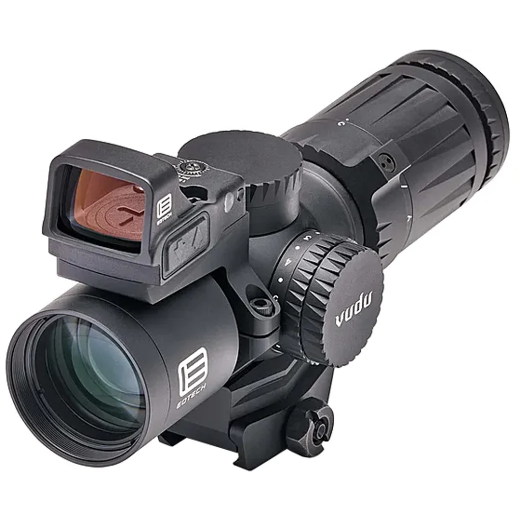 EOTech Vudu FFP Ultra Short Rifle Scope w/EFLX BLK 4-12X36mm MD5 MRAD Reticlew/Mount & EFLX Mount - Image 4