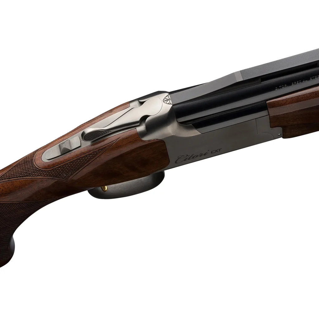 Browning Citori CXT White Shotgun 12 ga. 30 in. Walnut 3 in. Slvr/Blue Adj Comb P+ - Image 3