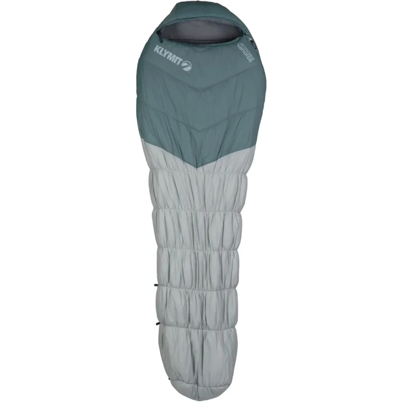 Klymit Sojourn Stretch 20 Sleeping Bag Gray/Blue - Image 2