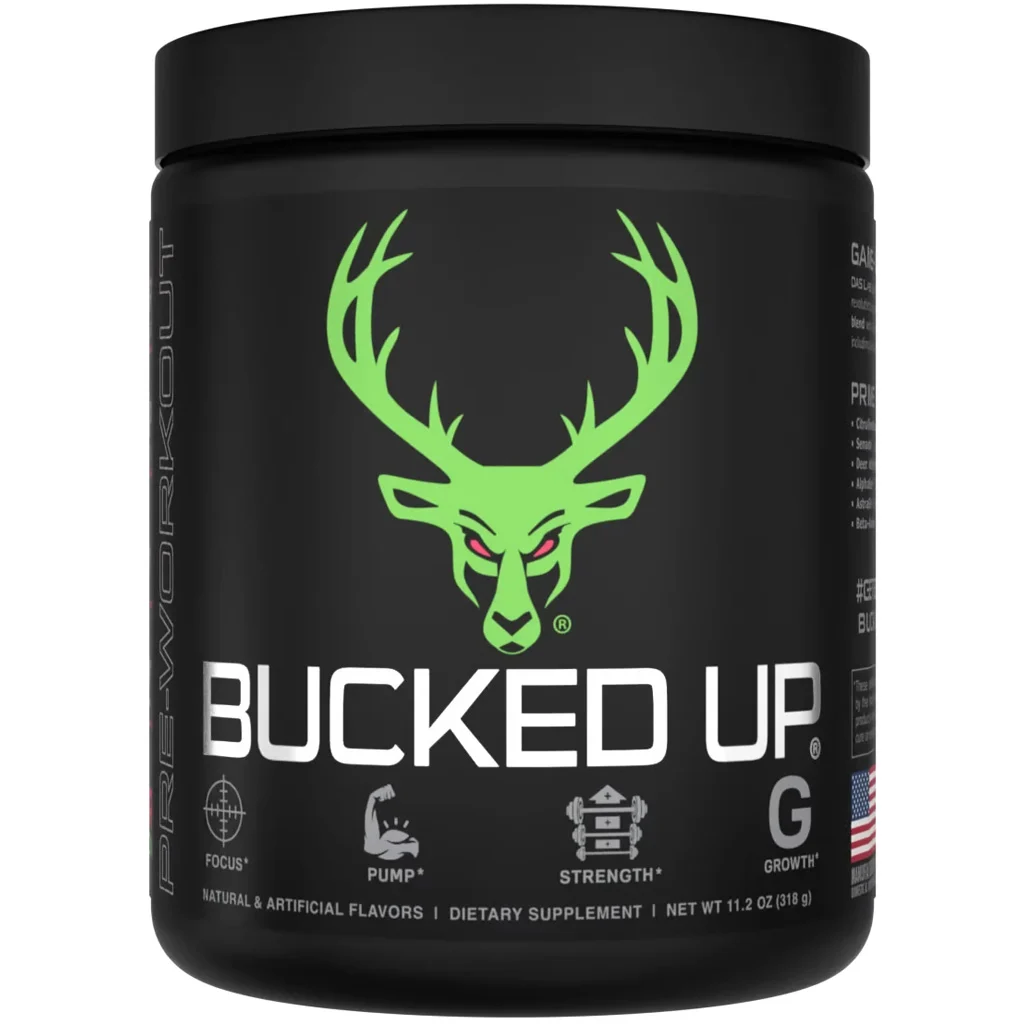 Bucked Up Pre-Workout Watermelon 30 Serving Tub - Image 3