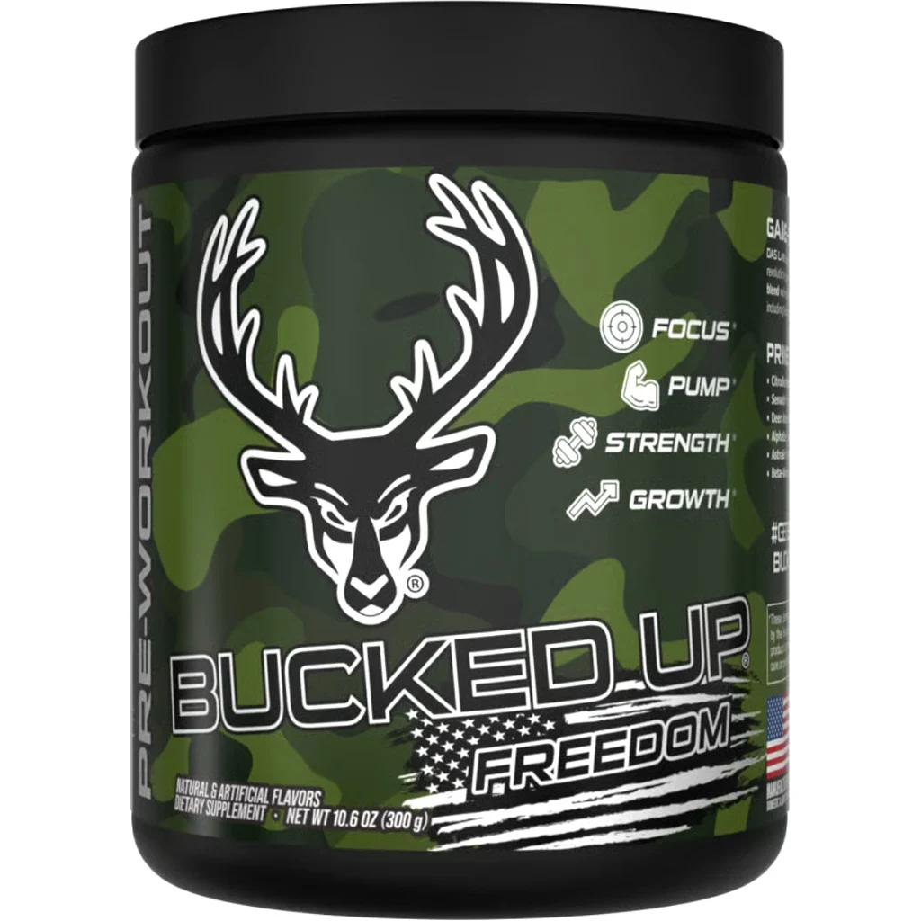 Bucked Up Pre-Workout Freedom Grape 30 Serving Tub - Image 3