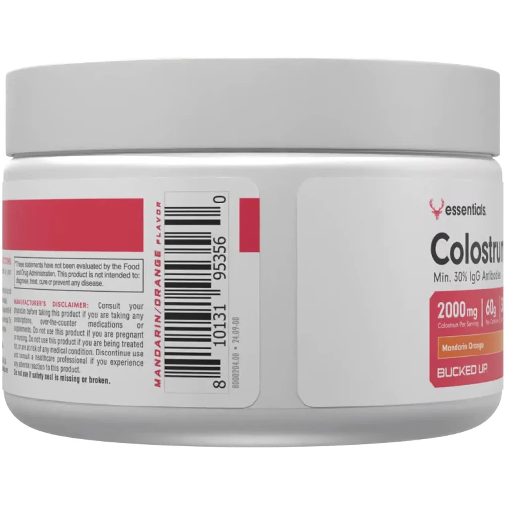 Bucked Up Colostrum Antibody Supplement Orange 30 Serving Tub - Image 2