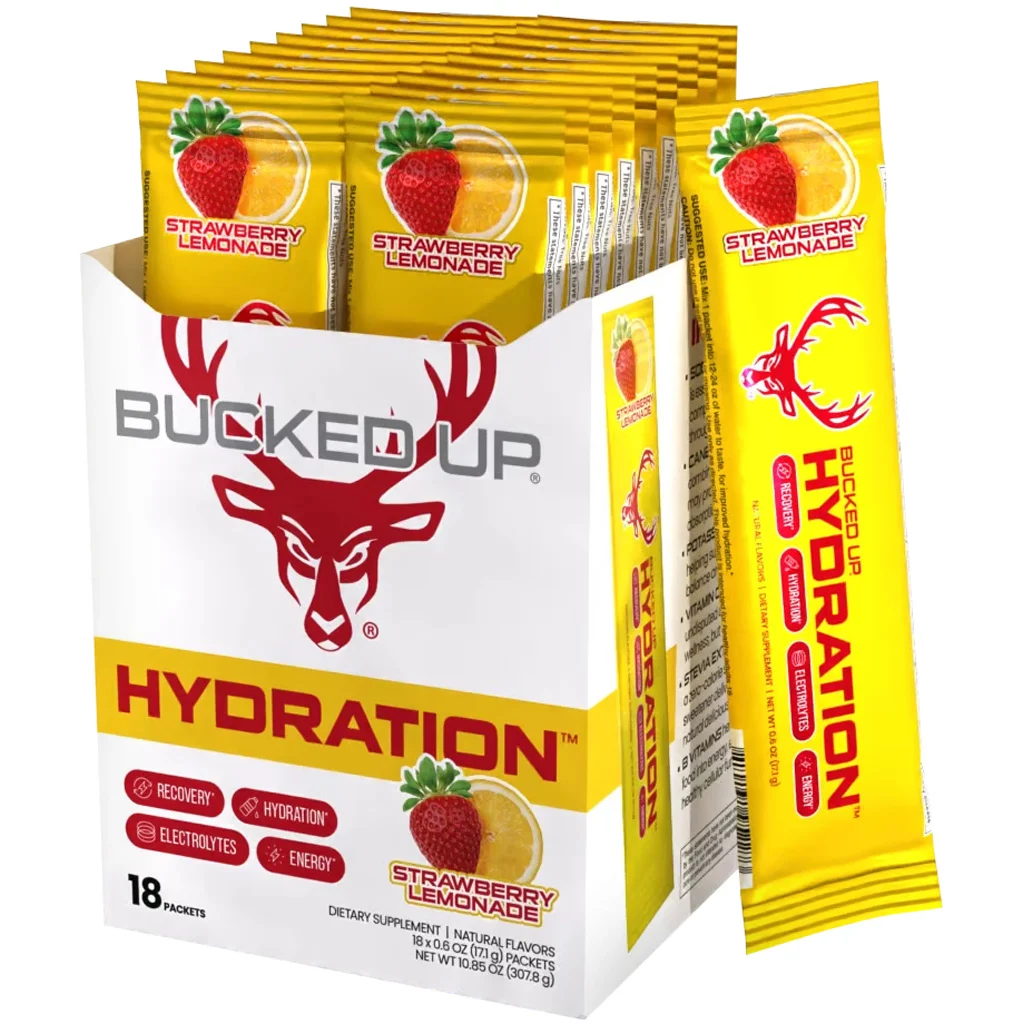 Bucked Up Hydration 2.0 Strawberry 18ct Box - Image 3