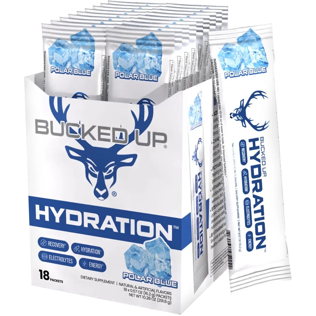 Bucked Up Hydration 2.0 Ice Blue 18ct Box - Image 2