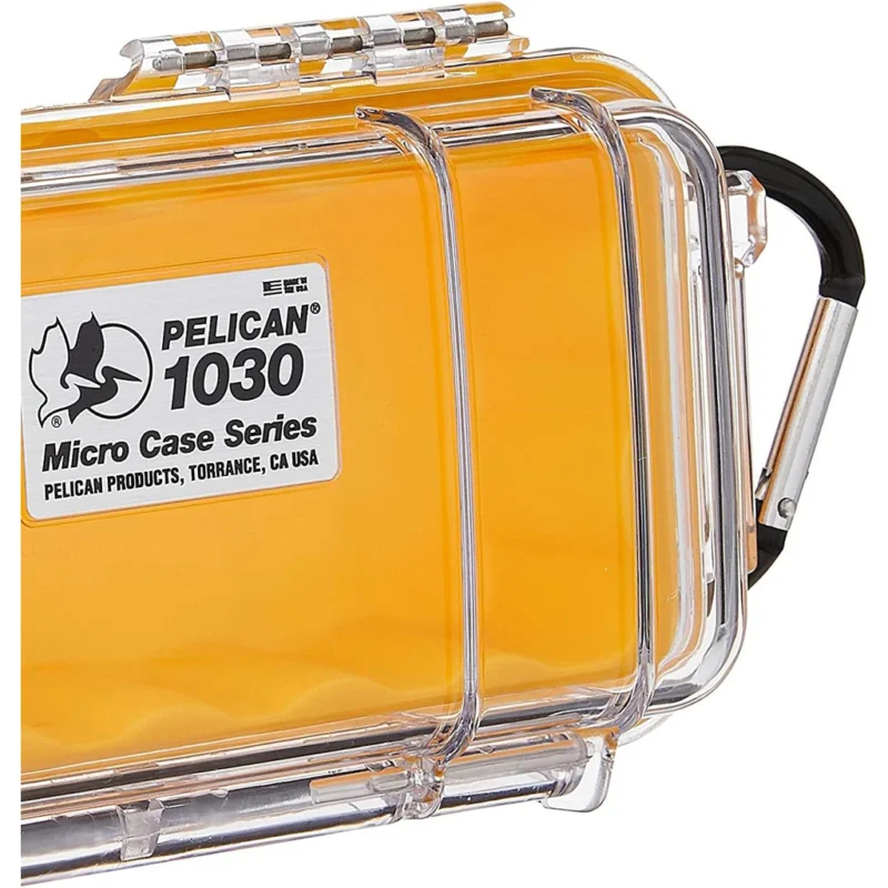 Pelican Waterproof 1030 Micro Case Yellow/Clear - Image 3