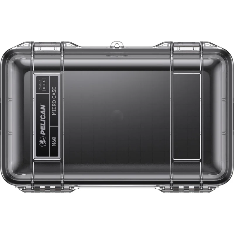 Pelican Waterproof M60 Micro Case Black/Clear - Image 3