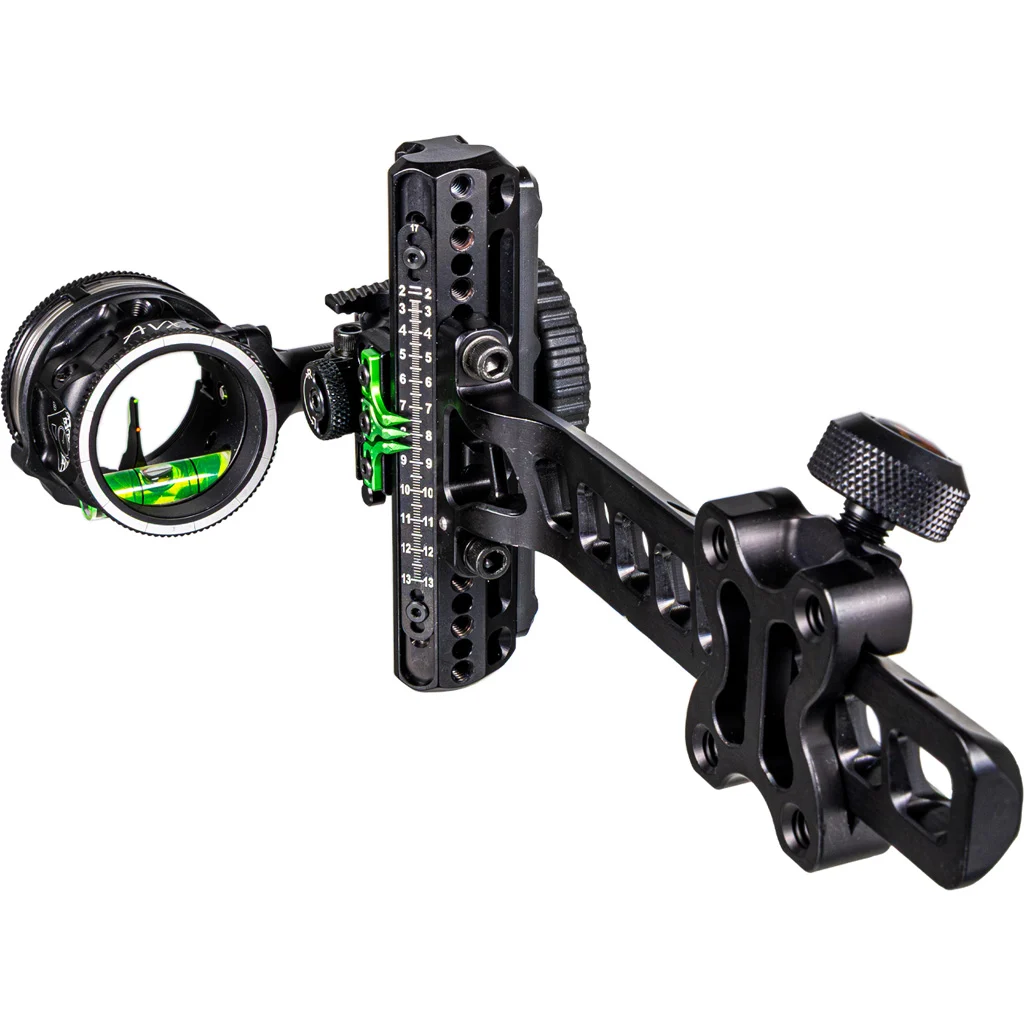 Axcel Driver Plus Slider Sight w/AVX-31 Scope Stealth BH .019 Green and Red Fiber Ranger Pin RH - Image 2