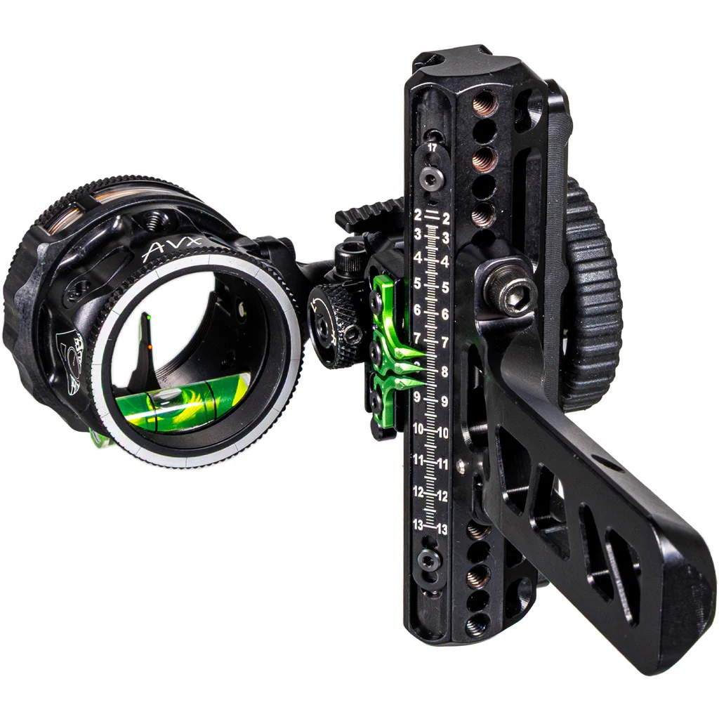 Axcel Driver Plus Slider Sight w/AVX-31 Scope Stealth BH Bridge-Lock .019 Green/Red Fiber 2 Pin - Image 2