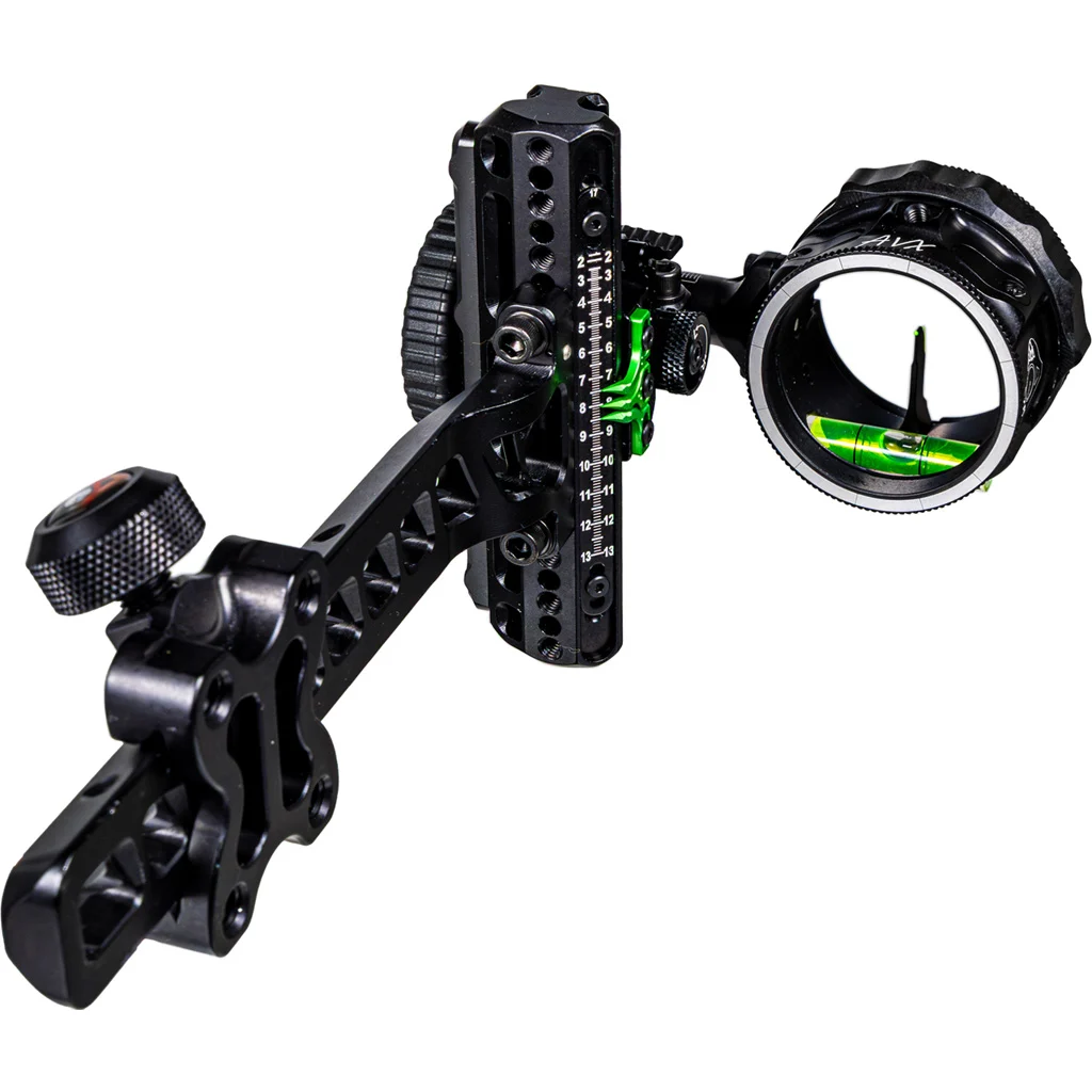 Axcel Driver Plus Slider Sight w/AVX-41 Scope Stealth BH .019 Green Fiber Single Pin LH - Image 2