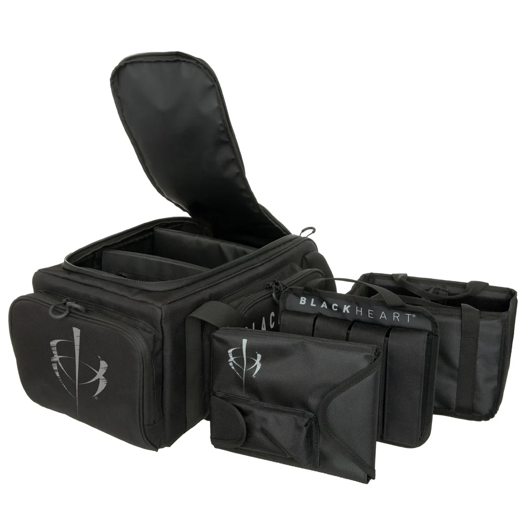 BlackHeart Impulse Range Bag with Ammo Carrier & Pistol Sleeve Black - Image 3
