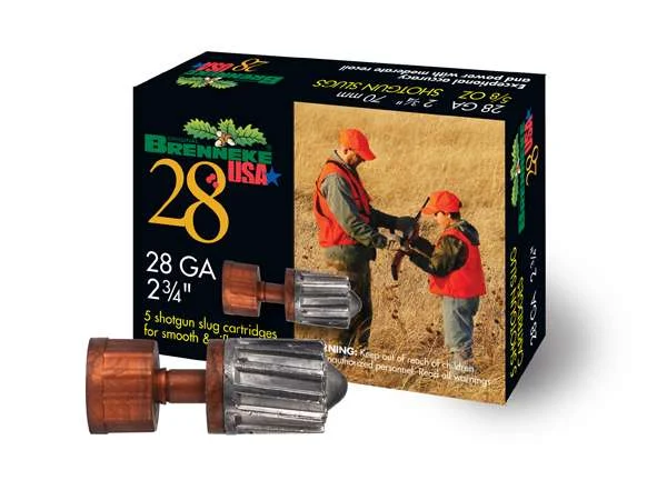 BRENNEKE 28 AMO 28GA 2.75 IN .625 OZ SLUG 5-RD