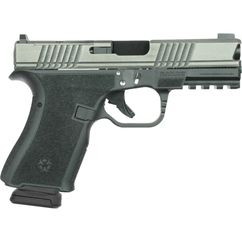 Black Rain Ordnance Frontline Pistol 9mm 4 in. Black/Gun Metal Grey Battleworn 15 rd. - Image 2