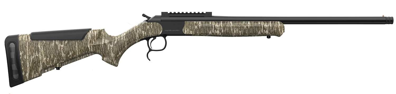 Retay USA GML410BTL Gamelander 410 Gauge Single Shot 1rd Deep Bore Take Down Barrel, Picatinny Rail Receiver, Fixed Bottomland Synthetic Stock