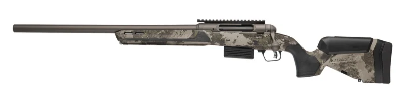 Savage Arms 32806 220 Harvester Full Size 20 Gauge Bolt 2rd 22" Slug Barrel, AccuStock w/AccuFit V2 Savage Woodland Camo Synthetic Stock, Left Hand