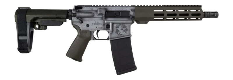 Shark Coast Tactical SCC07336BOMB-P Bomber 5.56 NATO 30+1 10.50" Black Nitride Threaded Barrel, Aluminum Receiver w/Picatinny Rail, M-LOK Handguard, Polymer SB Tactical SBA3 Brace, Magpul MOE Grip, Ri