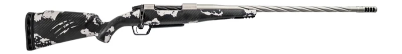 Fierce Firearms ROGSSX22CM20TP Twisted Rogue XP 22 Creedmoor 3+1 20" Tungsten Cerakote Spiral Fluted Barrel, Drilled & Tapped Receiver, BiPod Rail Forend, Phantom Camo LR Negative Comb Carbon Fiber St