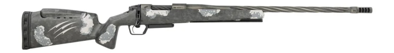 Fierce Firearms RIVSSN25CM24 Rival NRL Hunter NRL Edition 25 Creedmoor 24" Black Cerakote Stainless Steel Spiral Fluted Barrel & Drilled & Tapped Receiver, Arca Rail Forend, Carbon Matrix Push Button