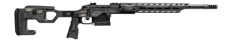 Fierce Firearms REPMT22CM18DG Reaper MTN 2.0 22 Creedmoor 3+1 18" Carbon Fiber Match Grade Threaded Barrel, Distressed Gray Cerakote Titanium Drilled & Tapped Receiver, M-LOK Handguard, Magnesium Fold