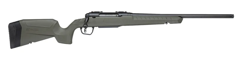 Savage Arms 33119 Axis 2 400 Legend 4+1 20" Matte Black Carbon Steel Threaded Barrel, Drilled & Tapped Receiver, OD Green Fixed w/Pistol Grip Synthetic Stock, Right Hand