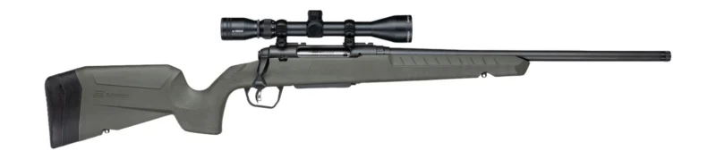 Savage Arms 33167 Axis 2 XP w/Optic 400 Legend 4+1 20" Matte Black Carbon Steel Threaded Barrel, Drilled & Tapped Receiver, OD Green Synthetic Fixed w/Pistol Grip Stock, 3-9x40mm Duplex Scope, Right H