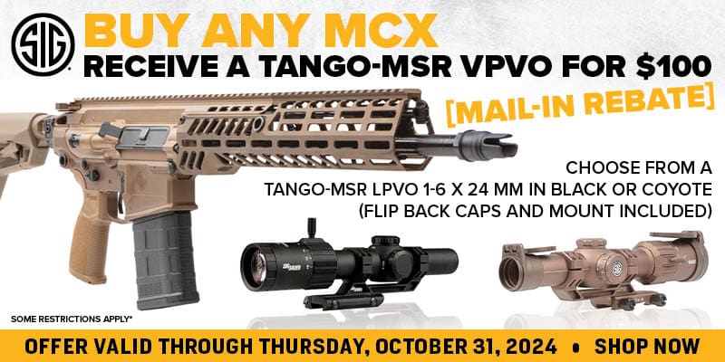 SIG MXC Promo Firearm Rebate Connecticut Gun Shop