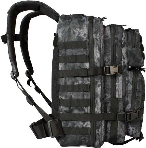 RED ROCK LARGE ASSAULT PACK - PRYM1 BLACKOUT CAMO W/ WEBBING - Image 2