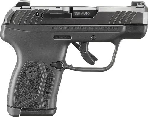RUGER LCP MAX .380ACP FRONT - NIGHT SIGHT BLK 10SH W/CASE - Image 3