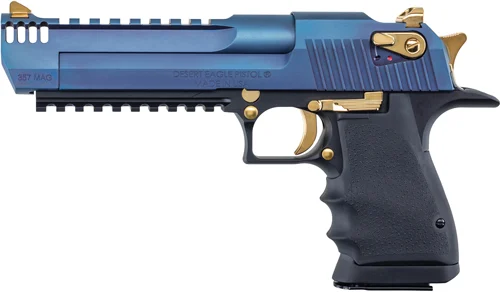 DESERT EAGLE L6 SERIES 357MAG - 6" BLACK CARBO BLUE & PIC RAIL - Image 2