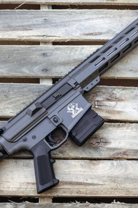 GLFA AR-15 Rifle .308 Win 10rd Magazine 16" Stainless Barrel 15" MLOK Rail Tungsten Finish - Image 2