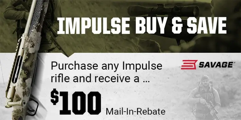 Savage Impluse Rebate WTW Arms Connecticut