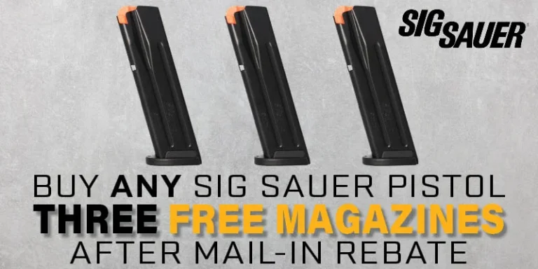 Sig Promo Rebate WTW Arms