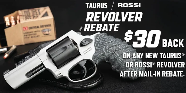 Taurus Revolver Rebate - WTW Arms