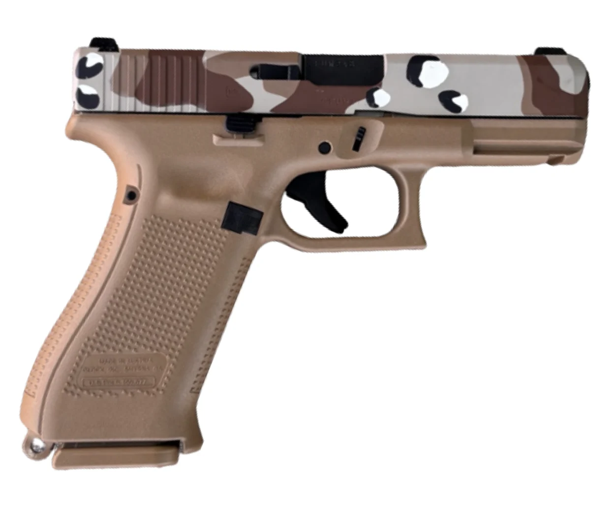 GLOCK G19X GEN 5 CHOCOLATE CHIP SLIDE 9MM PISTOL 4.02" 1-17RD 2-19RD MAGAZINES - Glock