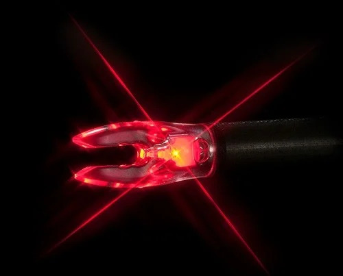 NOCKTURNAL LIGHTED NOCK - UNIVERSAL FIT RED 3/PACK - Image 2